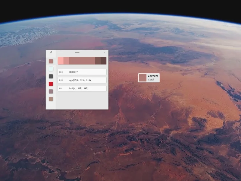 Kako uporabljati pripomoček PowerToys Color Picker v sistemu Windows 10, da najdete popolno barvo
