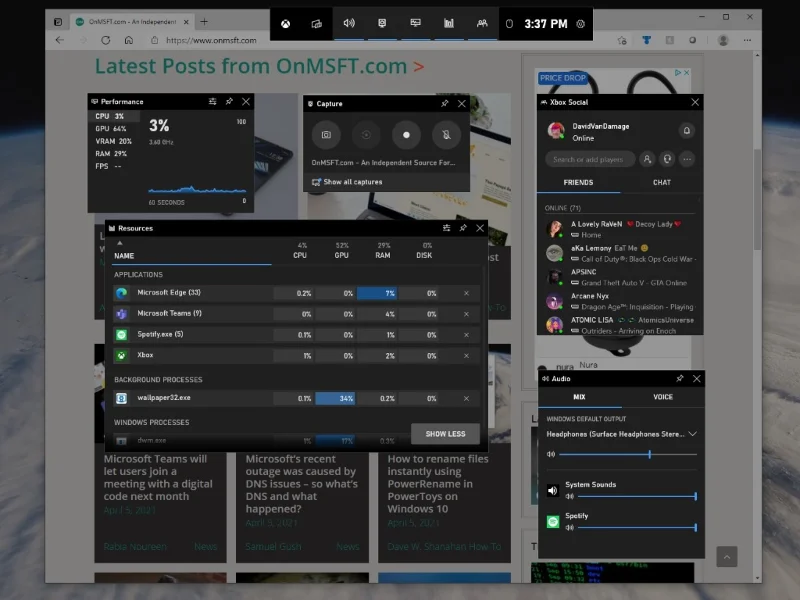 Kako brezplačno snemati zaslon v sistemu Windows 10