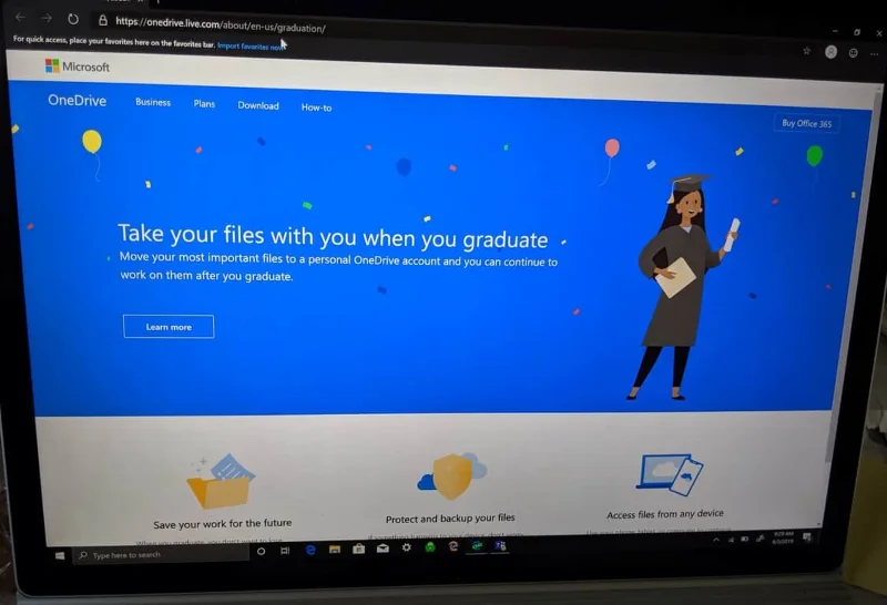 Boš diplomiral? Tukaj je opisano, kako shranite datoteke šolskega računa za Office 365