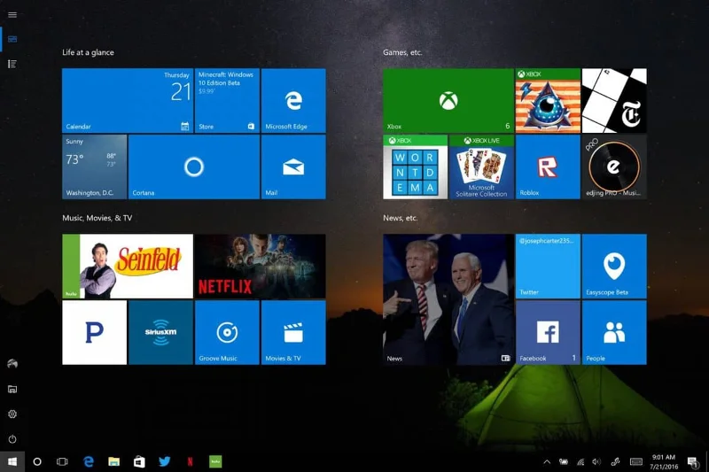 Så här aktiverar du startmenyn i helskärm i Windows 10