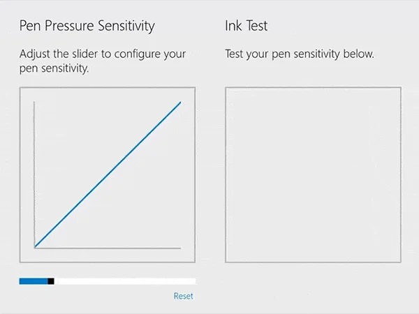 Så här konfigurerar du pennans tryckkänslighet på Surface Book eller Surface Pro 4