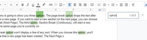 Google Docs: com utilitzar Cerca i substituir