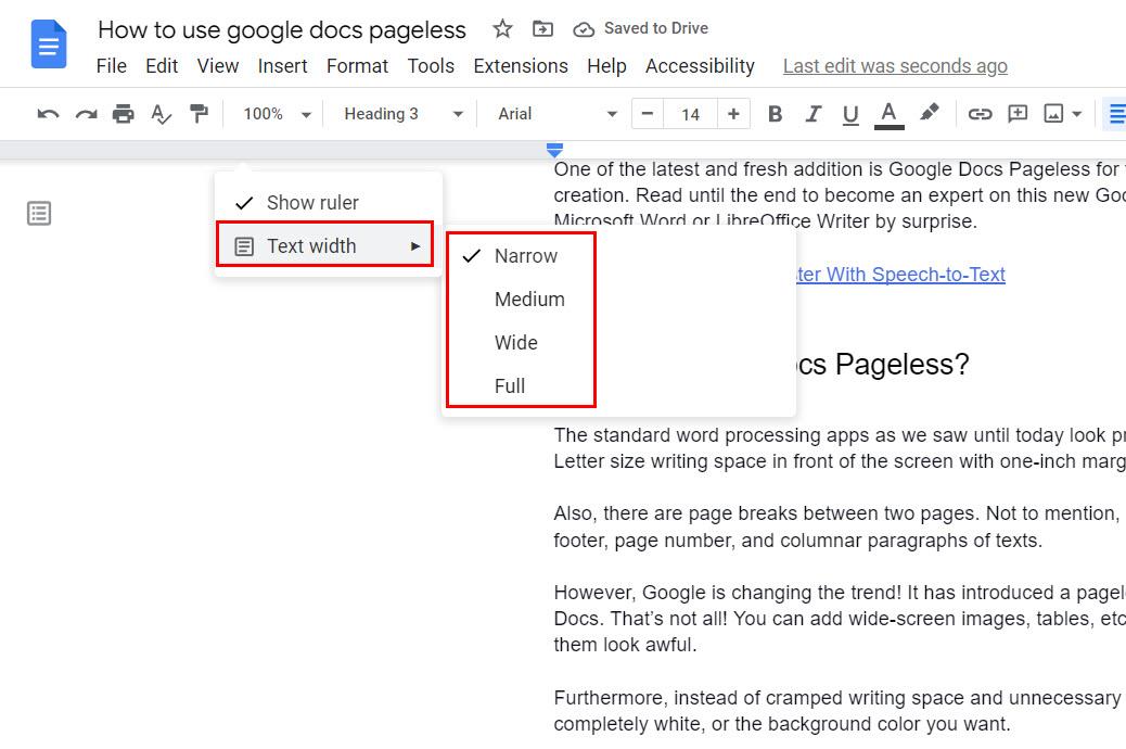 Com utilitzar Google Docs sense pàgina per al màxim enfocament i col·laboració