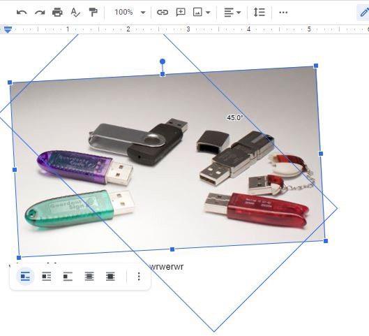 Google Docs: como inserir e xirar e imaxe