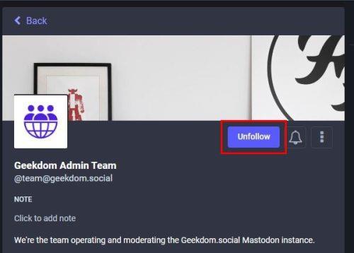 Mastodon: Com seguir i deixar de seguir algú