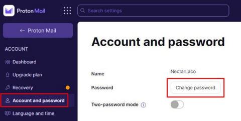 Как да промените паролата си за ProtonMail