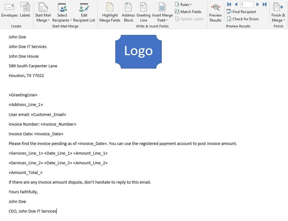 Si të shkrihet posta nga Excel në Word në 2 mënyra të lehta