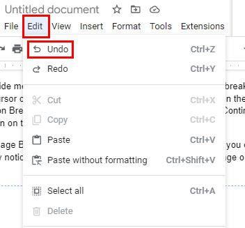 Google Docs: com utilitzar els salts de pàgina