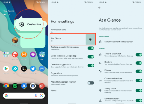 Si të përdorni pajisjen Android 12 me një shikim