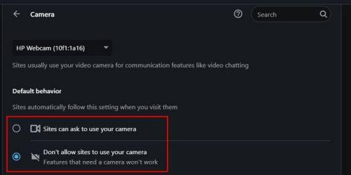 Како омогућити или онемогућити приступ веб камери за Опера, Фирефок, Браве и Цхроме претраживач