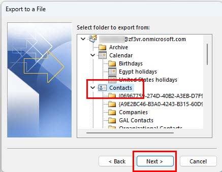 Si të eksportoni kontaktet e Outlook në Excel: 2 Metodat më të mira