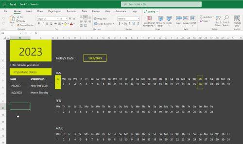 Шаблон за календар на Excel 2023: 9-те най-добри източника, които трябва да знаете