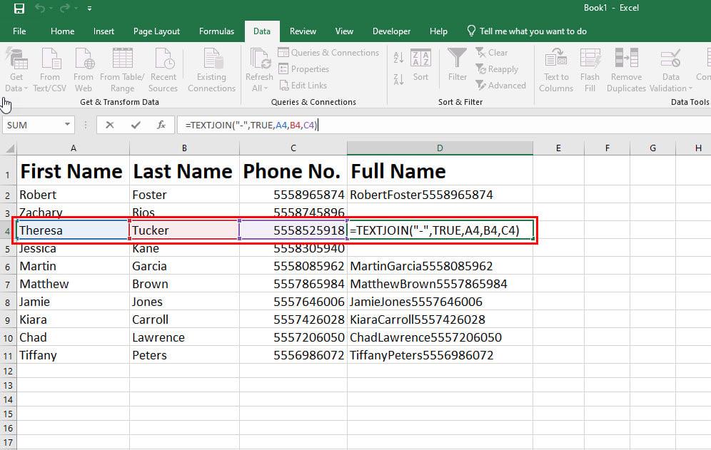 Kako kombinirati dva stupca u Excelu: 5 najboljih metoda
