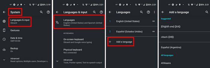 Како променити језик на свом Андроид-у