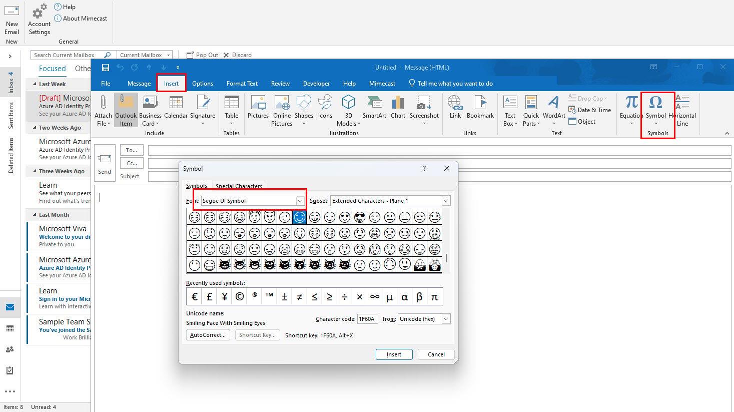 Kako dodati Emojije u Outlook e-poštu: 7 najboljih metoda
