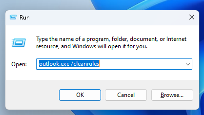 Как да коригирате Правилата на Outlook не се поддържат за този акаунт