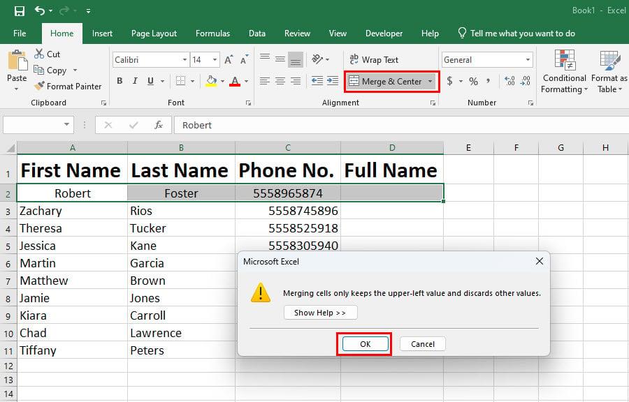 Πώς να συνδυάσετε δύο στήλες στο Excel: 5 καλύτερες μέθοδοι