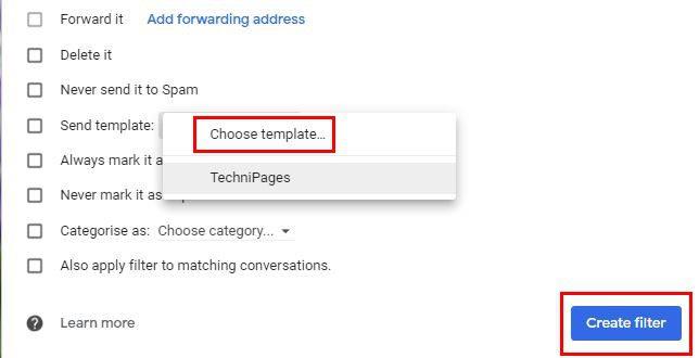 Gmail: como crear e engadir unha resposta automática