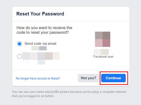 Kā atgūt Facebook kontu bez tālruņa numura