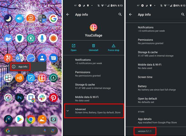 Ako zistiť, akú verziu aplikácie pre Android používate