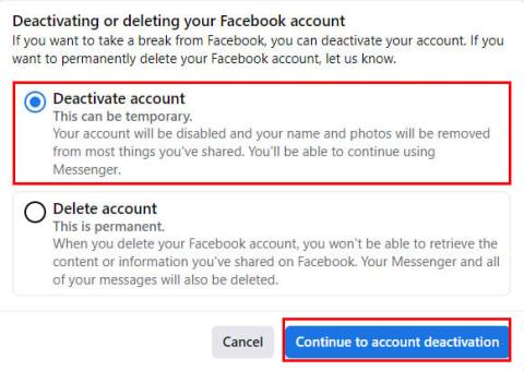 Kas Facebook kustutab deaktiveeritud kontod automaatselt? Õppige tõde