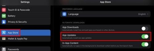 Como actualizar aplicacións no iPad (iPadOS 16.3.1)