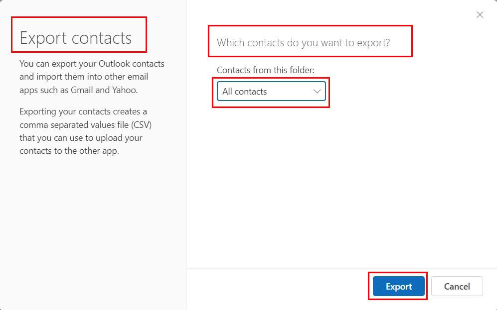 Як експортувати контакти Outlook в Excel: 2 найкращі методи