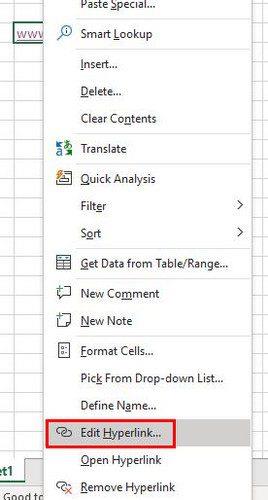 Como engadir unha hiperligazón en Excel