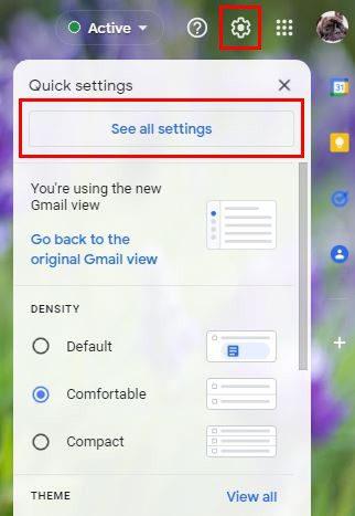 Como configurar unha resposta de vacacións en Gmail
