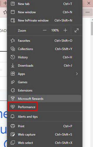 Microsoft Edge: tõhususe režiimi sisselülitamine