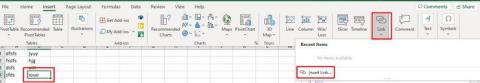 Como engadir unha hiperligazón en Excel