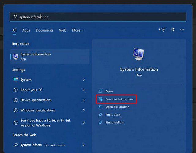 Windows 11: como comprobar as especificacións do ordenador