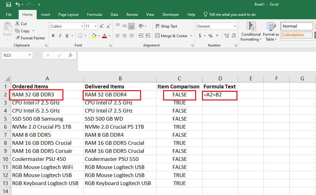 Sådan sammenligner du tekst i Excel: 8 bedste og ubesværede metoder