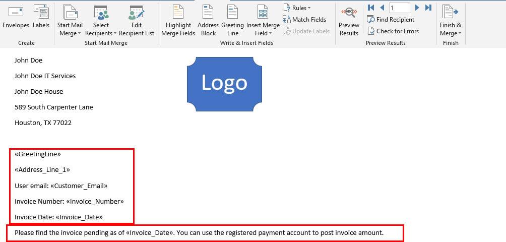 Как да циркулирате поща от Excel към Word по 2 начина без усилие