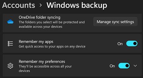 Rregullim: Windows 11 Remember My Apps u gri