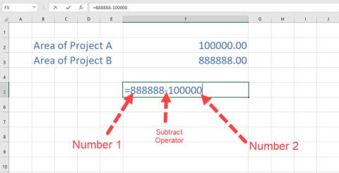 Como usar a fórmula de resta de Excel - 6 mellores formas