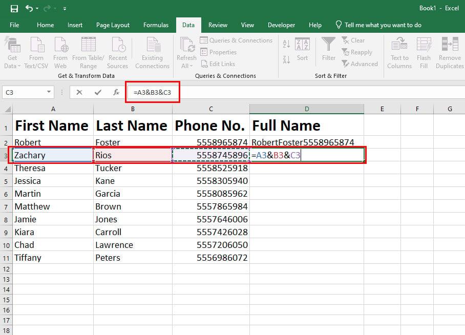 Hogyan kombináljunk két oszlopot az Excelben: 5 legjobb módszer