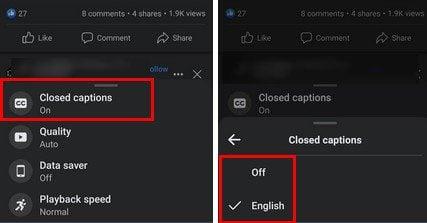 Facebook: com habilitar o desactivar els subtítols a Facebook