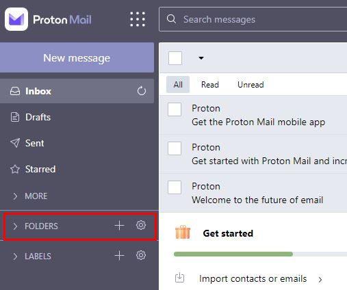 Jak vytvořit filtr ProtonMail