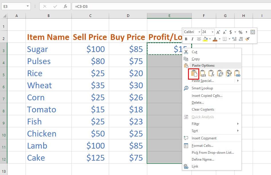 Πώς να χρησιμοποιήσετε τον τύπο αφαίρεσης του Excel – 6 καλύτεροι τρόποι