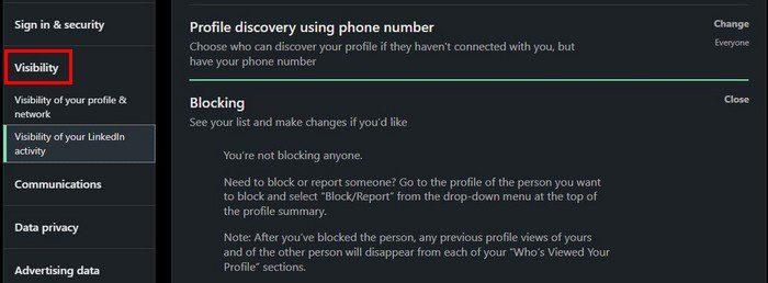Como bloquear a alguén en LinkedIn