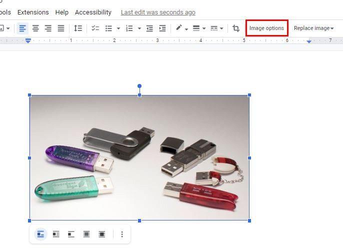 Google Docs: como inserir e xirar e imaxe