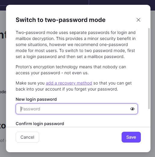Как да промените паролата си за ProtonMail