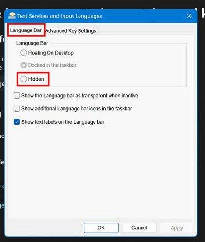 Windows 11: com eliminar la icona del commutador d'idioma