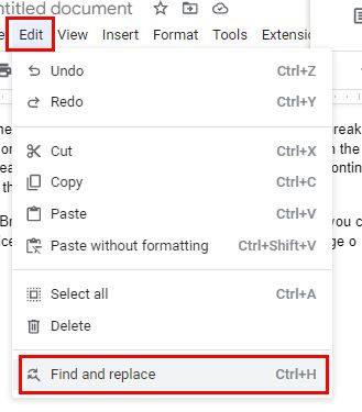 Гоогле документи: Како се користи Финд анд Реплаце