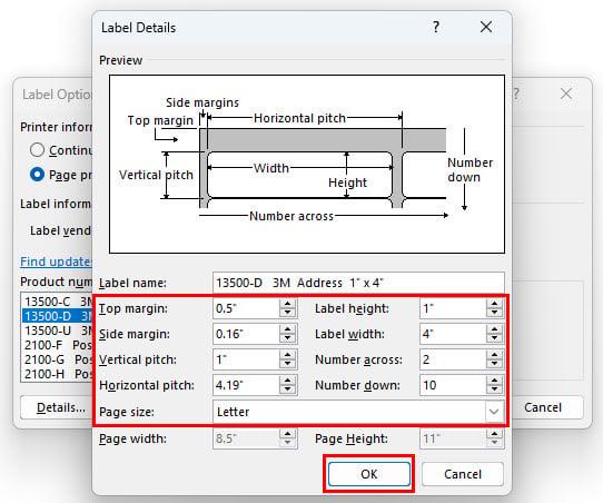 Címkék nyomtatása Excelből az MS Word Körlevél segítségével