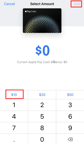 Како додати новац на Аппле Паи без дебитне картице