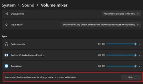 Si të rivendosni cilësimet e audios për Windows 11