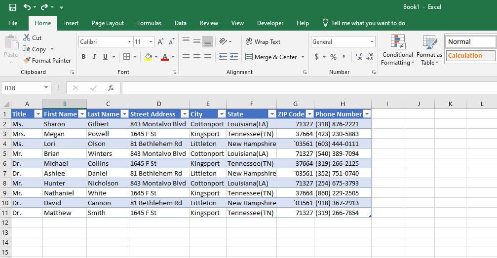 Como imprimir etiquetas desde Excel usando MS Word Mail Merge