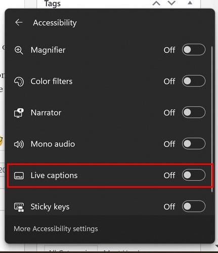 Com habilitar els subtítols en directe a Windows 11